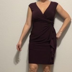 Lauren Ralph Lauren Plum Dress - Sz 4